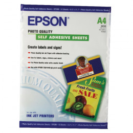 Epson Photo Quality Paper Self Adhesive [Pack of 10]