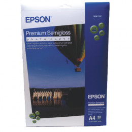 Epson S041332 Premium Semigloss Photo Paper [Pack of 20]