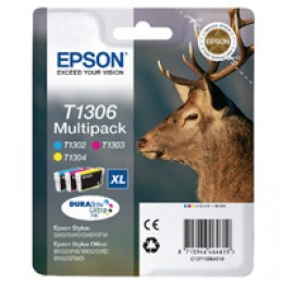 Epson T130640 Extra Large Multi Pack of Colour Cartridges