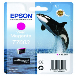 Epson T7603 Vivid Magenta Ink Cartridge C13T76034010 / T7603