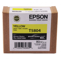 Epson T580400 Yellow Ink (80ml)