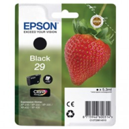 Epson 29 Black Inkjet Cartridge C13T29814010 / T2981