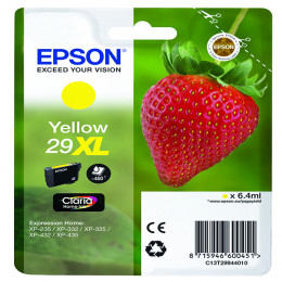 Epson 29XL High Yield Yellow Inkjet Cartridge C13T29944010 / T2994