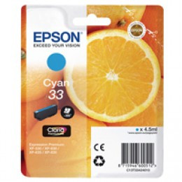 Epson 33 Cyan Inkjet Cartridge C13T33424010 / T3342