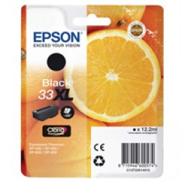 Epson 33XL Black High Yield Inkjet Cartridge C13T33514010 / T3351