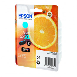 Epson 33XL High Yield Cyan Inkjet Cartridge C13T33624010 / T3362