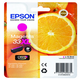 Epson 33XL High Yield Magenta Inkjet Cartridge C13T33634010 / T3363