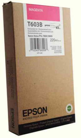 Epson T603B00 Magenta Ink Cartridge (220ml)