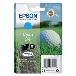 Epson Singlepack Cyan 34 DURABrite Ultra Ink