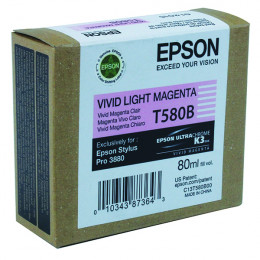 Epson T580B00 Vivid Light Magenta Ink Cartridge (80ml)