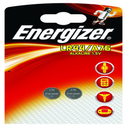 Energizer Alkaline Batteries LR44, A76 [Pack of 2]