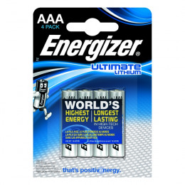 Energizer Ultimate Lithium AAA [Pack of 4]