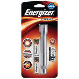 Energizer Metal LED Torch Silver