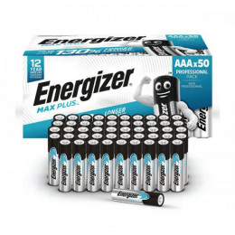 Energizer Max Plus Alkaline AAA Battery [Pack of 50]