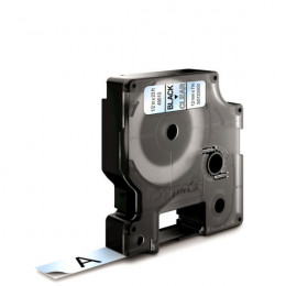 Dymo D1 Labels 12mm Black on Clear