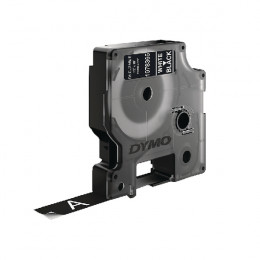 Dymo 1978365 D1 Durable 12mmx3m Tape White on Black
