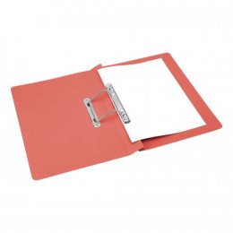 Office Transfer Spring File Mediumweight 285GSM Capacity 38mm Foolscap Red [Pack of 50]
