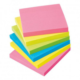 5 Star Office Haftnotizen-Würfel – 76x76 Mm, 400 Blatt In 6 Regenbogenfarben