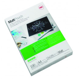 Acco Laminating Pouch 75mic Matt A4 [Pack of 100]