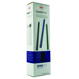 GBC Binding Combs A4 8mm 21 Ring Black [Pack of 100]