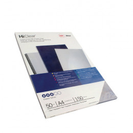 GBC 150mic Super Clear PVC Binding Covers [Pack of 50]