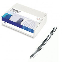 GBC 10mm 21 Loop Wires US Black [Pack of 100]