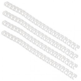 GBC 12mm 21 Ring Binding Wires US White [Pack of 100]