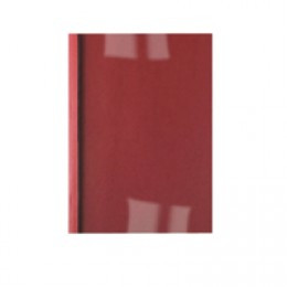 GBC 1.5mm 250g Thermal Covers Gloss Clear and Red [Pack of 100]