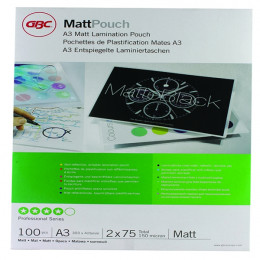 GBC Pouch A3 Matt 150mic [Pack of 100]