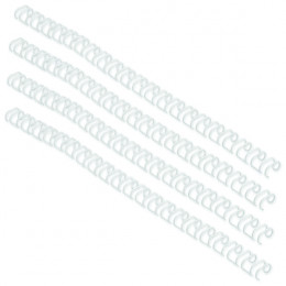 GBC 8mm 34 Ring Wires White [Pack of 100]