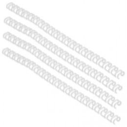 GBC 11mm 34 Ring Wires White [Pack of 100]