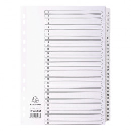 Guildhall Mylar Index 1-31 A4 White