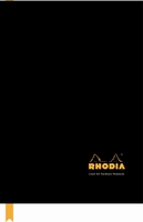 Rhodia Business Book A4 Casebound Hardback Notebook Black [Pack of 3]