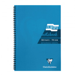 Europa A5 Notebook 180 Pages Turquoise [Pack of 5]