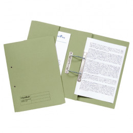 Guildhall Transfer Spring Pocket File Green [Pack of 25]