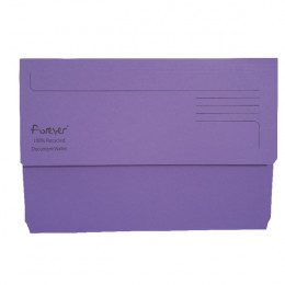 Guildhall Bright Document Wallet Purple [Pack of 25]