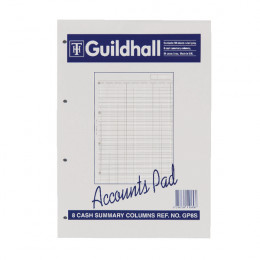Guildhall Account Pad 8 Summary Columns