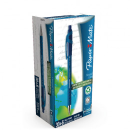 Papermate FlexGrip Ultra Retractable Ballpoint Pen Medium Blue [Pack of 36]