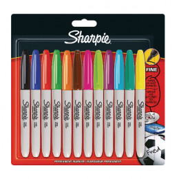 Sharpie Markers Fine Assorted [Pack of 12]