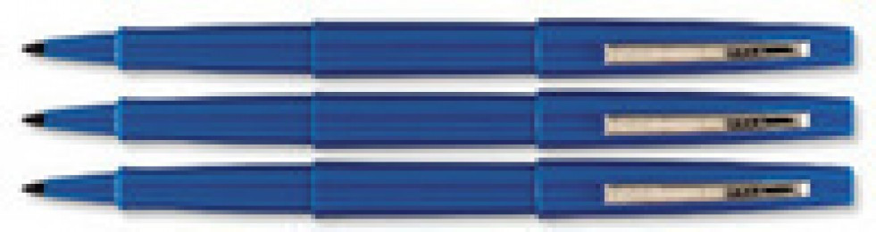 PaperMate Nylon Pens Blue [Pack of 12]