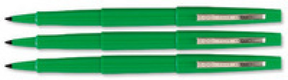 PaperMate Nylon Pens Green [Pack of 12]