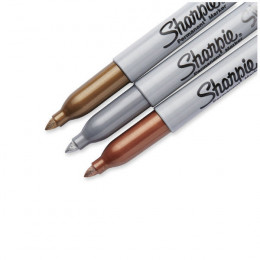 Sharpie Metallic Markers Gold Silver and Bronze [Pack of 3]