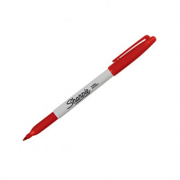 PaperMate Sharpie Fine Marker Red [Pack of 12]