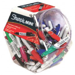 PaperMate Mini Permanent Marker Assorted [Can of 72]