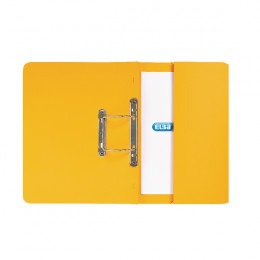 Stratford Spring Pocket File Foolscap Yellow [Pack of 25]