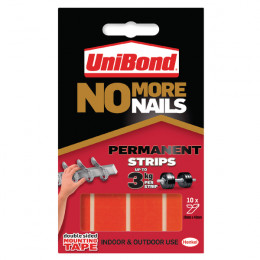 Unibond No More Nails Strips Permanent Red