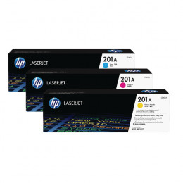 HP 201X High Yield Cyan Magenta Yellow Laserjet Toner Cartridge CF253XM [Pack of 3] alternative image 1