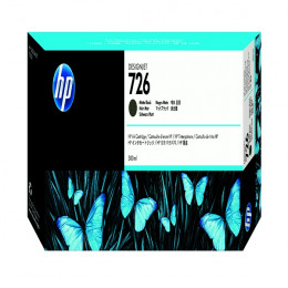 HP Matte Black 726 Designjet Ink Cartridge 300ml