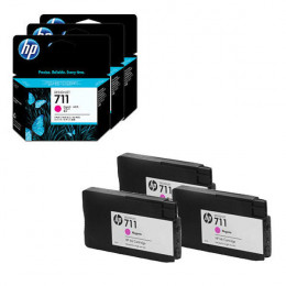 HP CZ135A Magenta Ink Cartridges [Pack of 3] alternative image 1