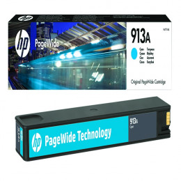 HP 913A Cyan PageWide Inkjet Cartridge alternative image 1